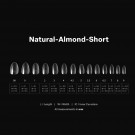 Gel-X Natural Almond Short 2.0 Box of Tips 14 sizes thumbnail