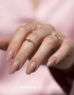 645 UV Gel Polish Makear 8 ml - Glitter dark nude thumbnail